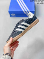 adidas Originals Samba ADV Low-Top Sneakers in Navy and White