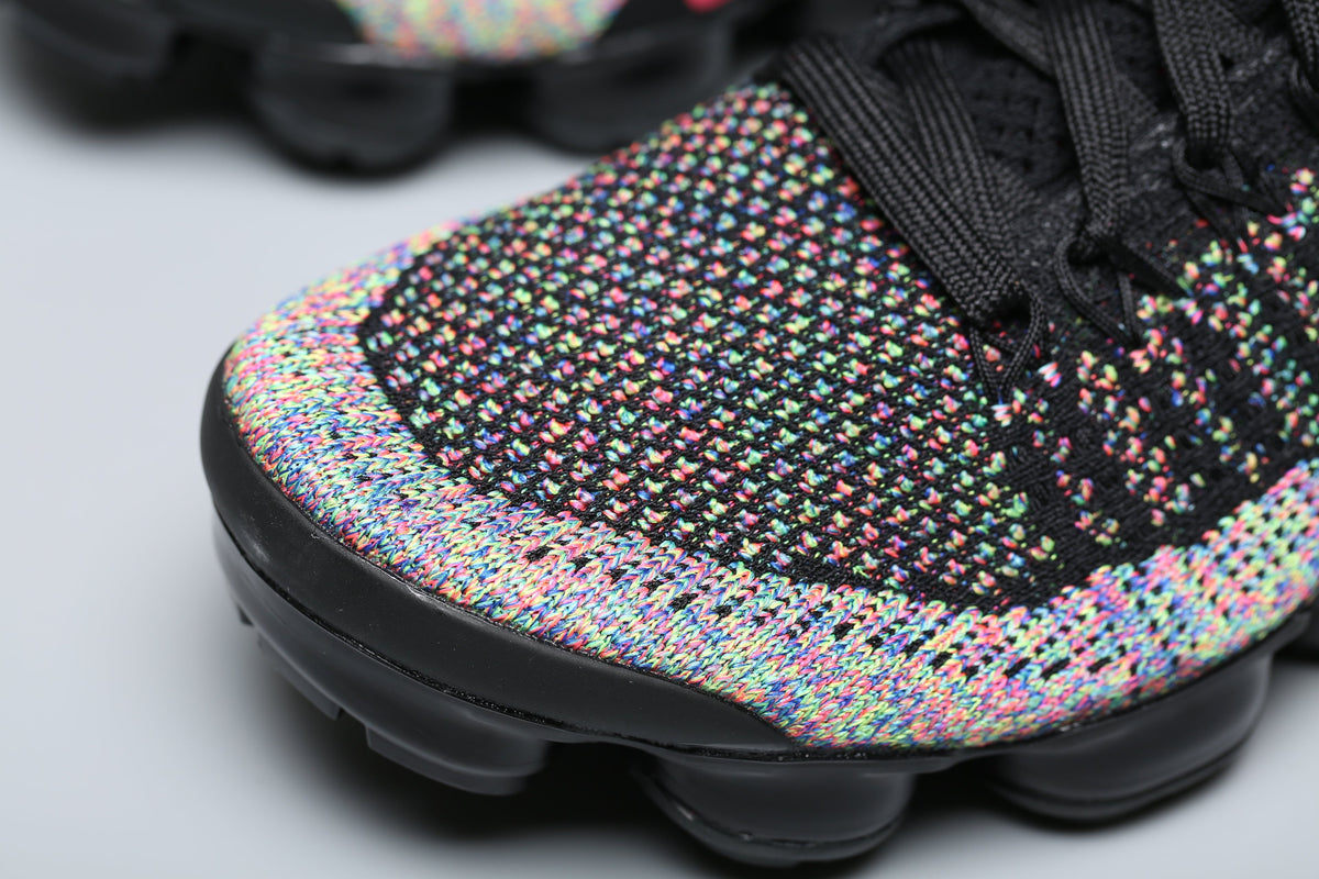 Nike Air VaporMax Flyknit 2 Sneakers Black Multicolor 942842-015