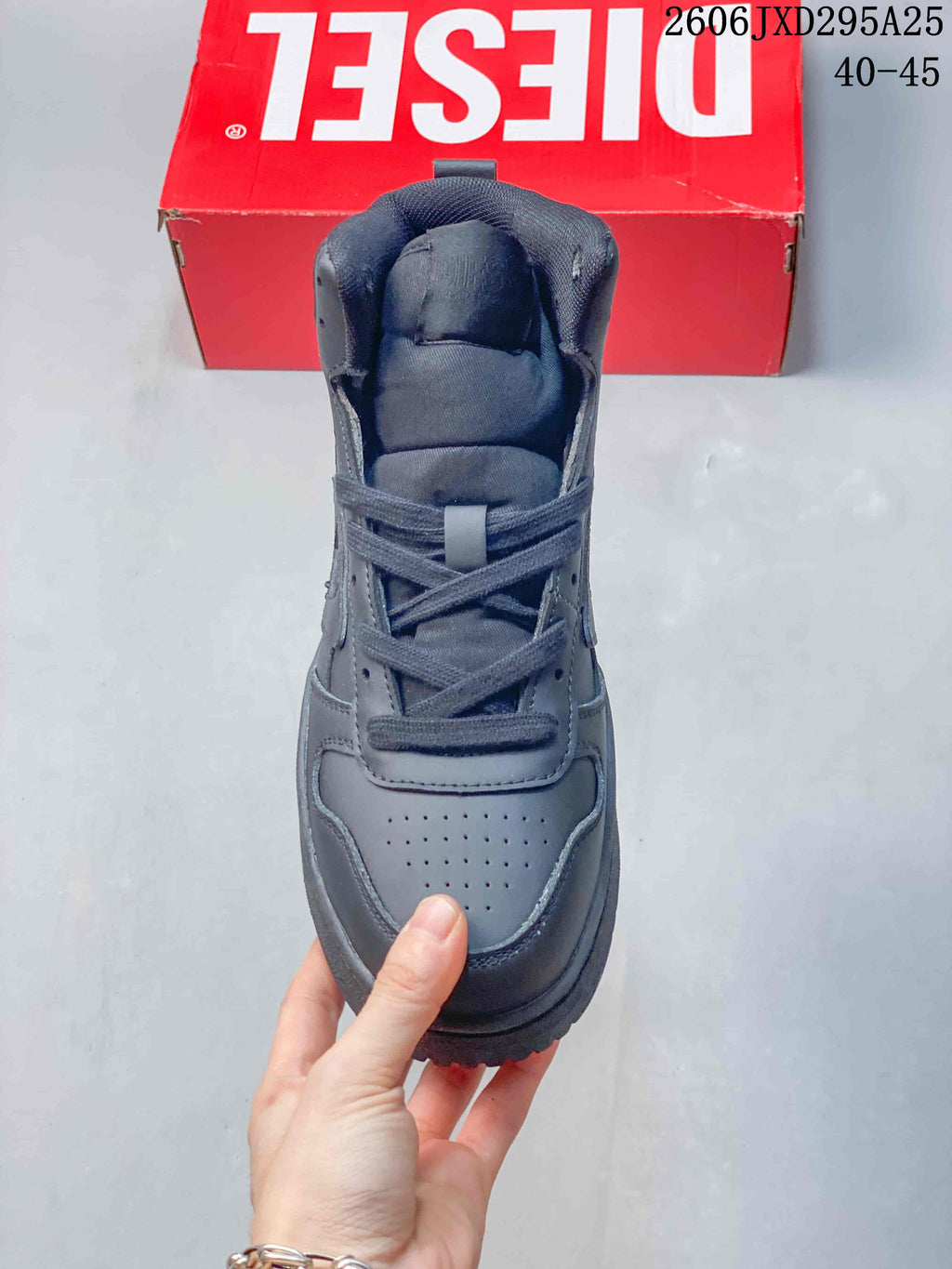 Diesel S-Ukiyo Dark Grey High-Top Sneakers Y03363 P5576 H1532