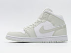 Nike Air Jordan 1 Mid Sneakers White Grey CV5280-103