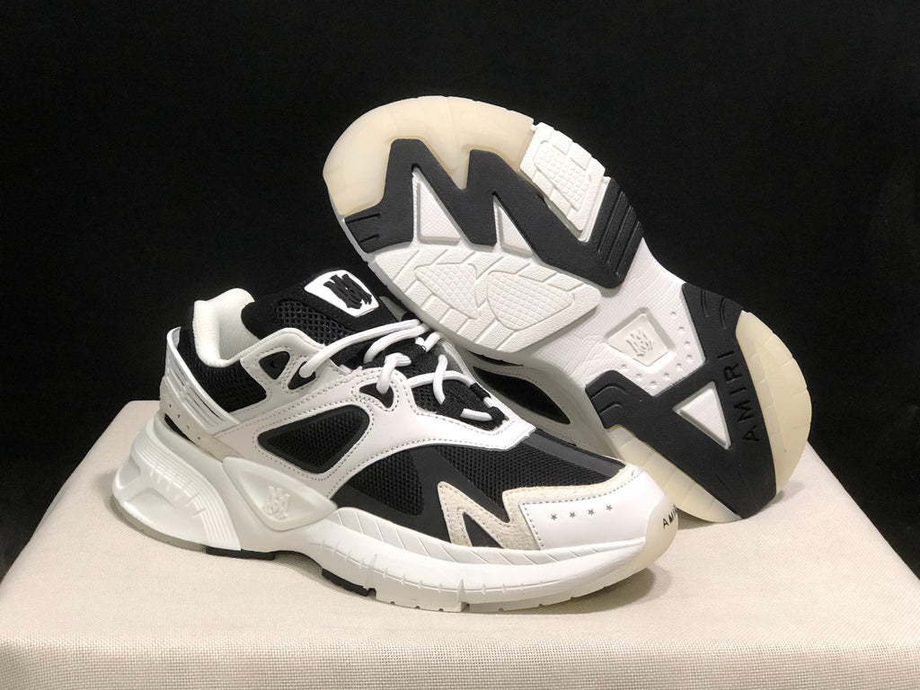 AMIRI MA Runner Sneakers White Black