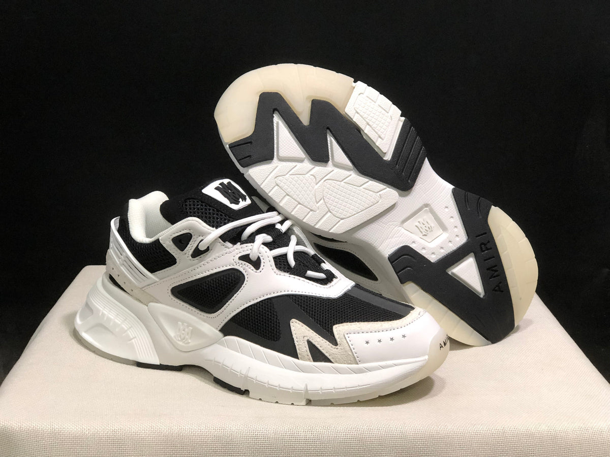 AMIRI MA Runner Sneakers White Black
