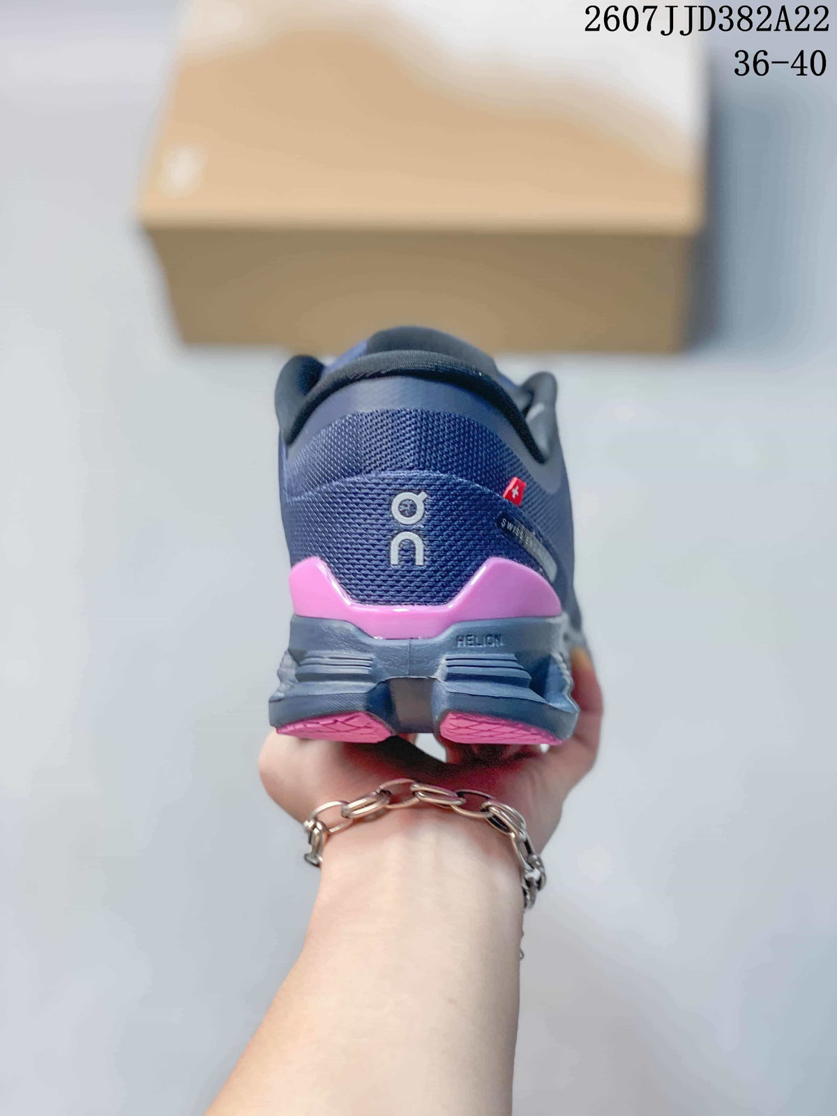 On Cloud X 4 Sneakers Navy Pink 2607JJD382A22