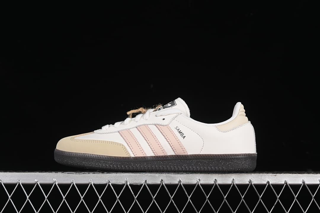 adidas Samba OG Vegan IH2751 Sneakers in White and Pink