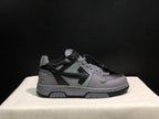OFF-WHITE Out Of Office Low-Top Sneakers Grey and Black