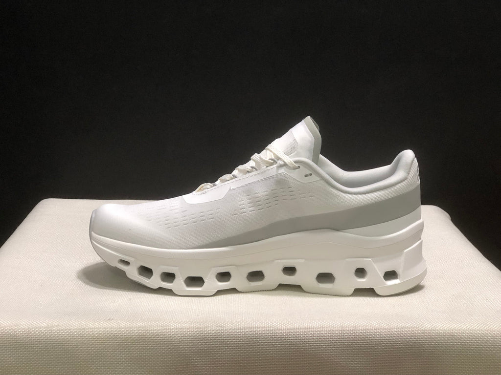 On Cloudmonster 1 White Running Sneakers