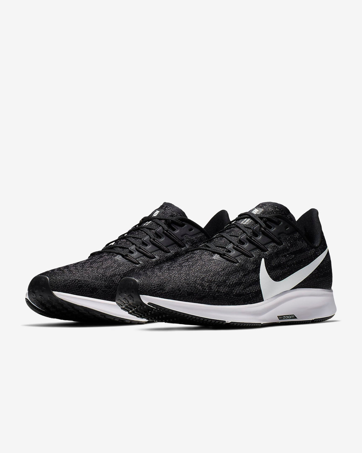 Nike Air Zoom Pegasus 36 Running Shoes Black White AQ2203-002