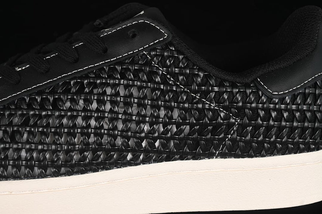 adidas Superstar IE8878 Black Woven Low-Top Sneakers