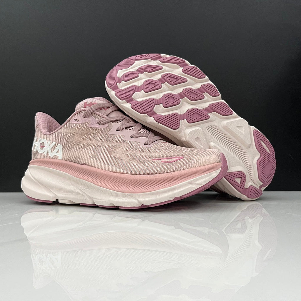 HOKA Clifton 9 Pink Running Shoes