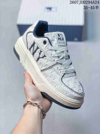 MLB Chunky Liner MID White Navy Sneakers 3ASXCDN3N