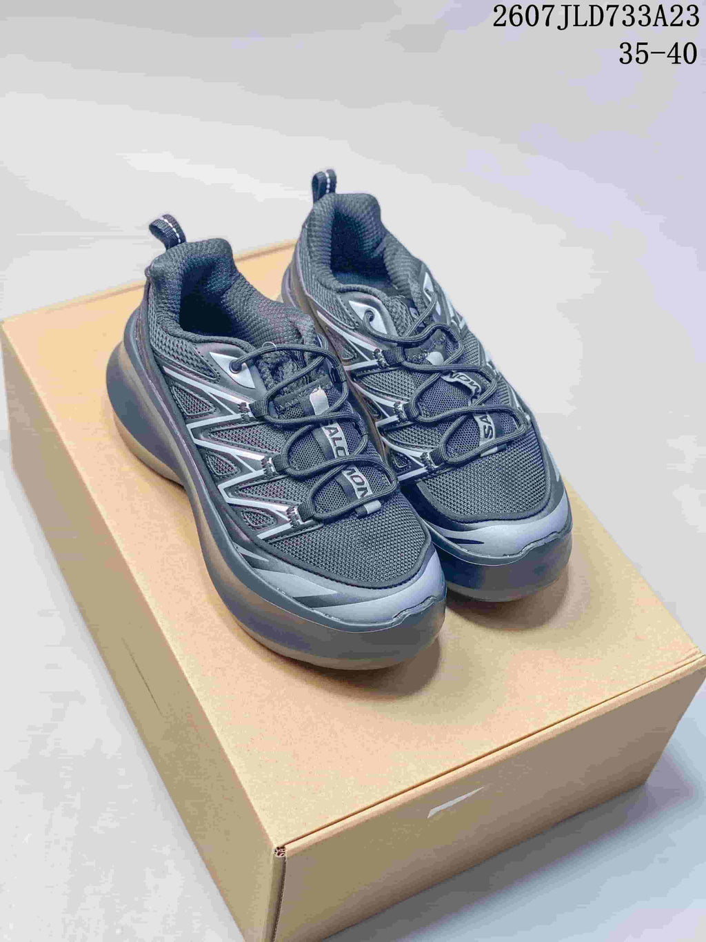 Comme des Garcons SHIRT x Salomon XT-6 Sneakers Black Gray