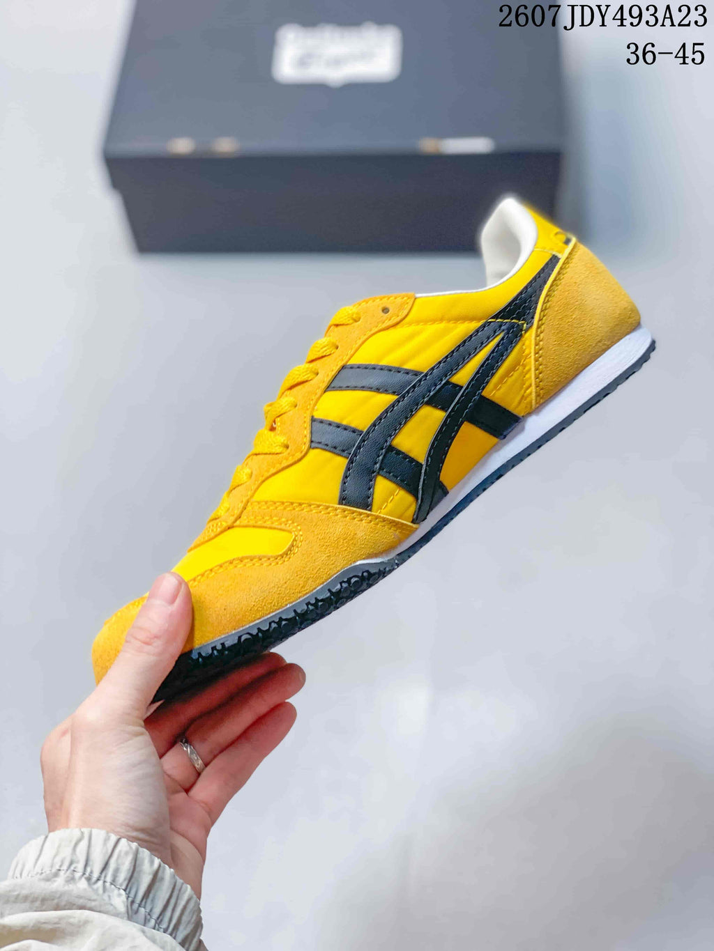 Onitsuka Tiger Serrano Sneakers Yellow Black 2607JDY493A23
