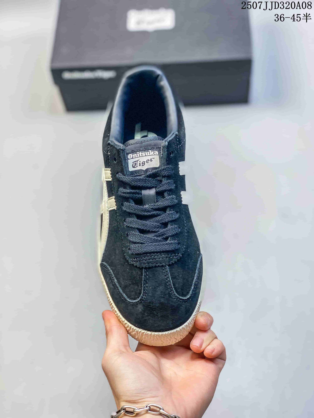 ASICS JAPAN S Black Cream Retro Sneakers 2507JJD320A08