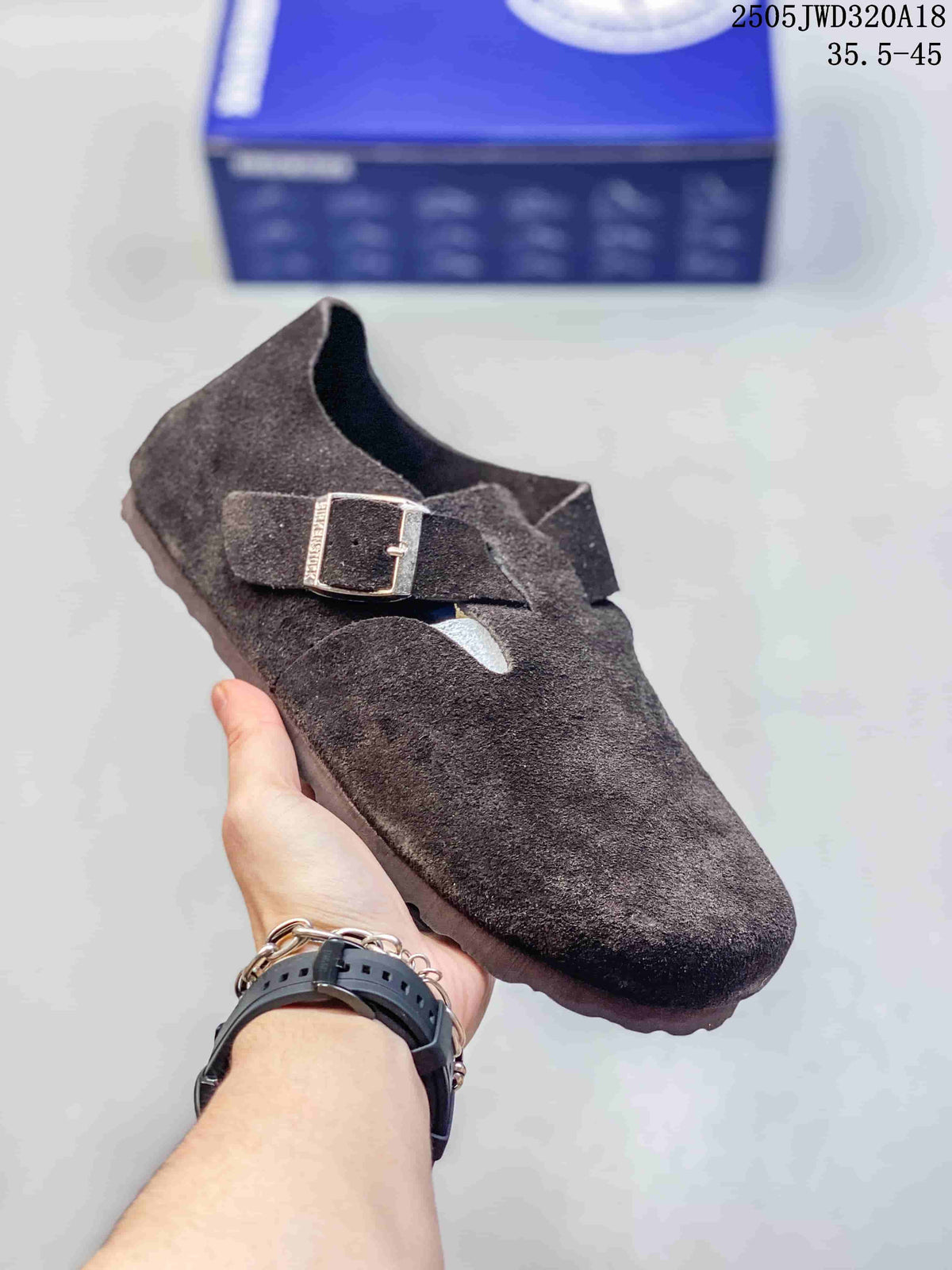 Birkenstock Zurich Two-Strap Clog Sandals, Suede-Look