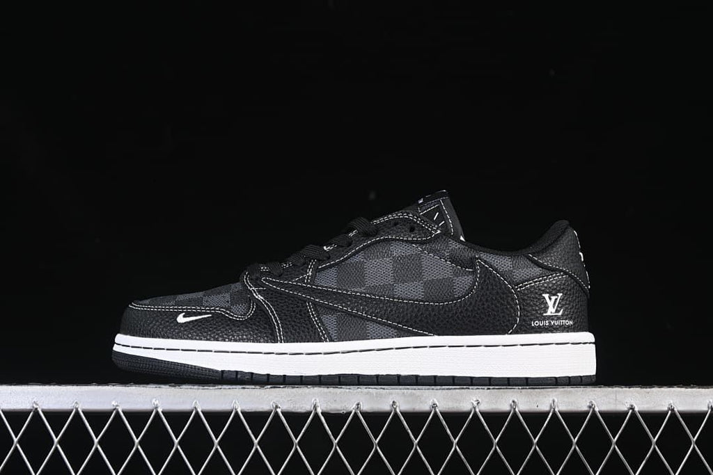 Jordan Air Jordan 1 Low OG SP Black Check Pattern Sneakers