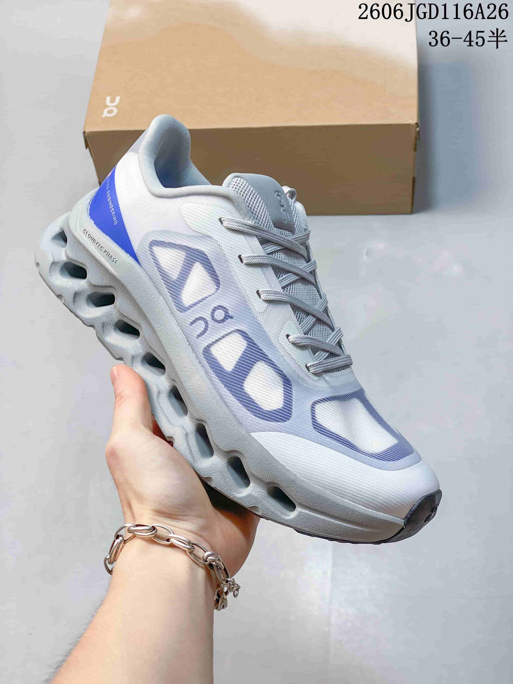 On Cloudtilt Remix Sneakers in White and Blue