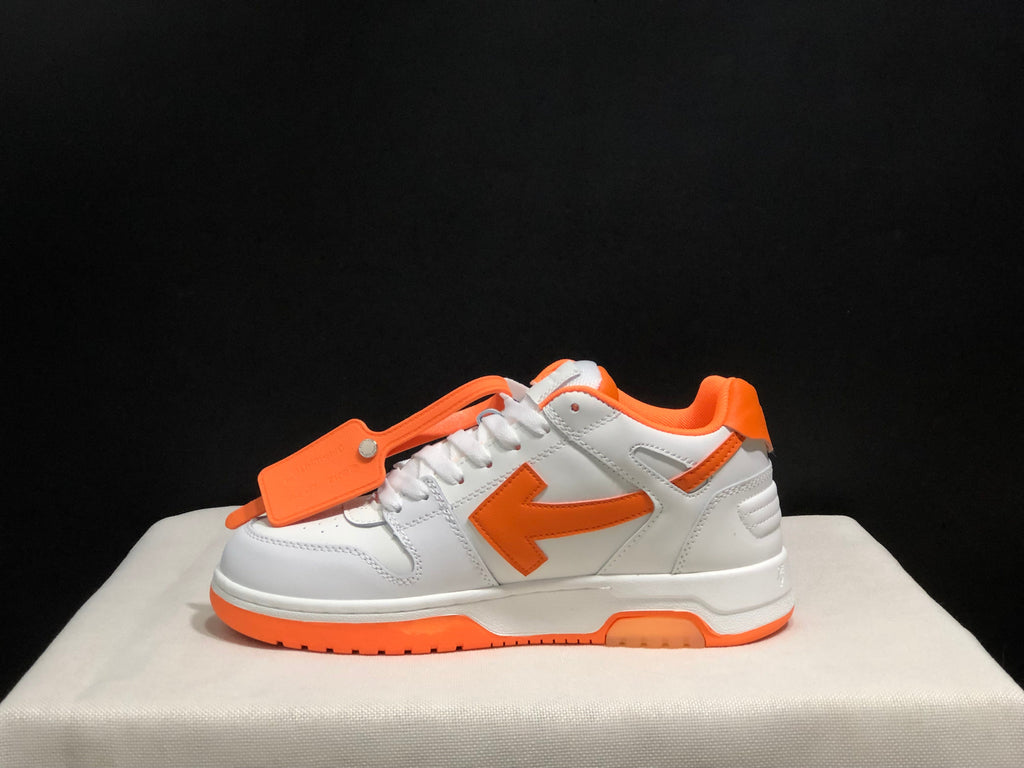 Off-White Out Of Office Low-Top Sneakers White Orange