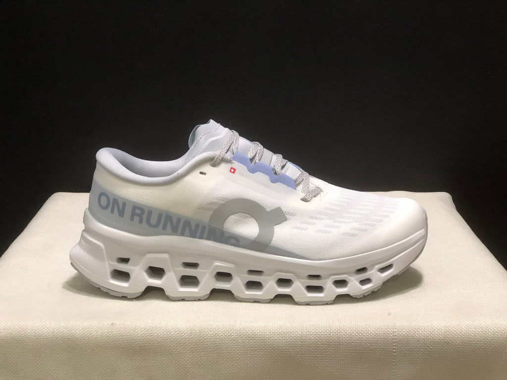 On Cloudmonster 3 White Running Sneakers