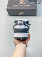 Nike SB Dunk Low LV-Print Grey and White Sneakers CS1688