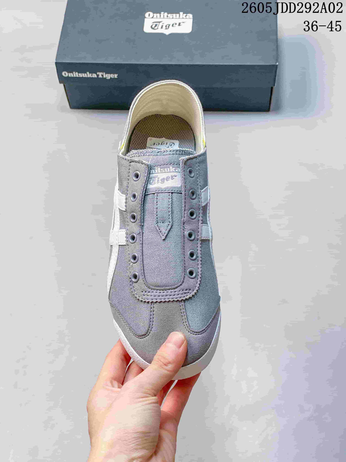 Onitsuka Tiger Mexico 66 Slip-On Sneakers Gray White