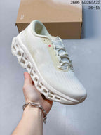 On Cloudmonster 3 White Running Shoes