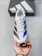 adidas Adizero Evo SL 2 Running Sneakers White Blue Black