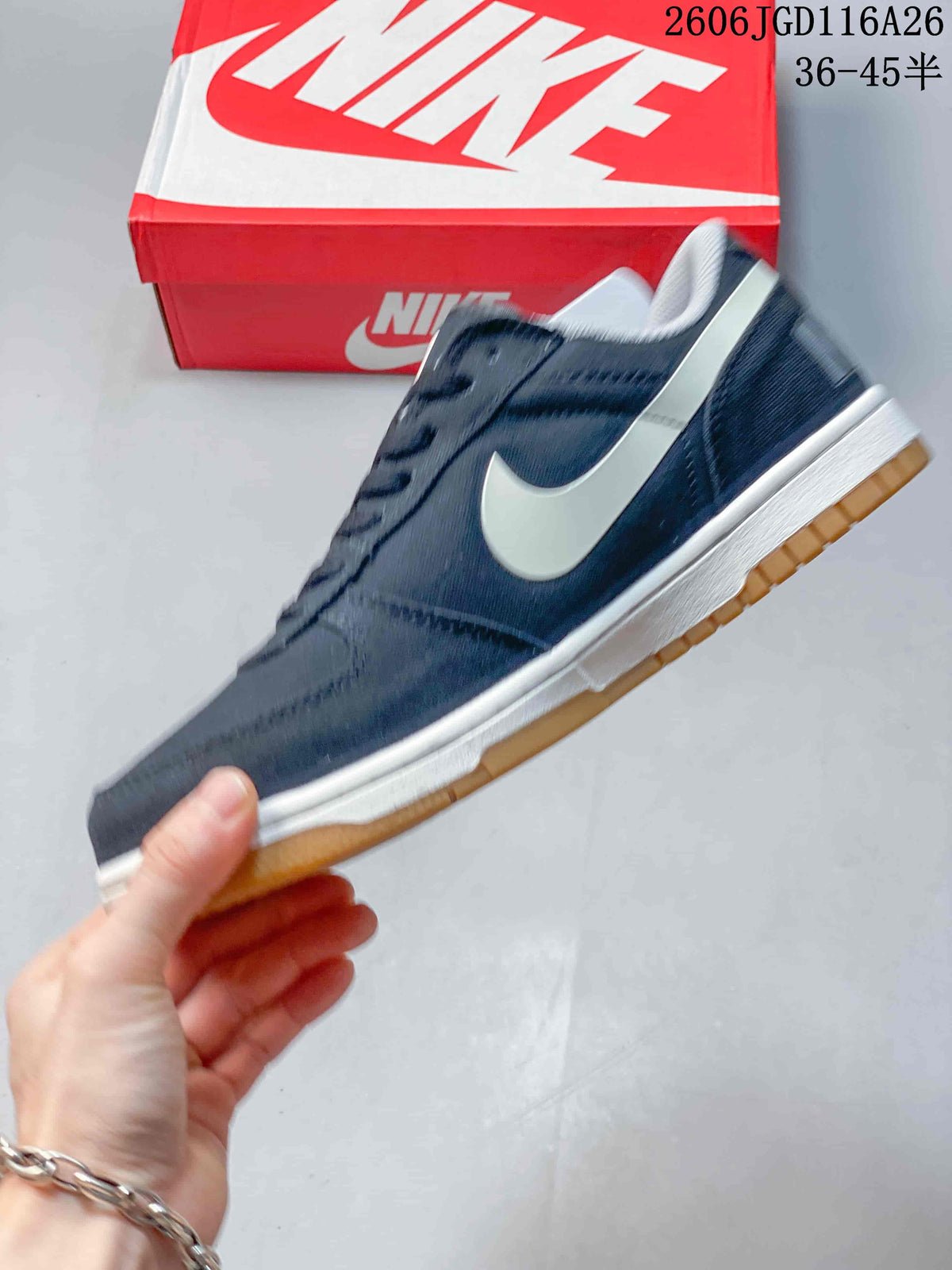 Nike Big Low Sneakers, Navy and White, 854166-008