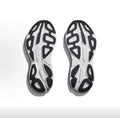 HOKA Bondi 8 White and Black Running Shoes