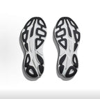 HOKA Bondi 8 White and Black Running Shoes