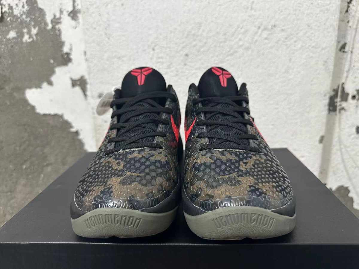 Nike Kobe 6 Black Camo Basketball Shoes