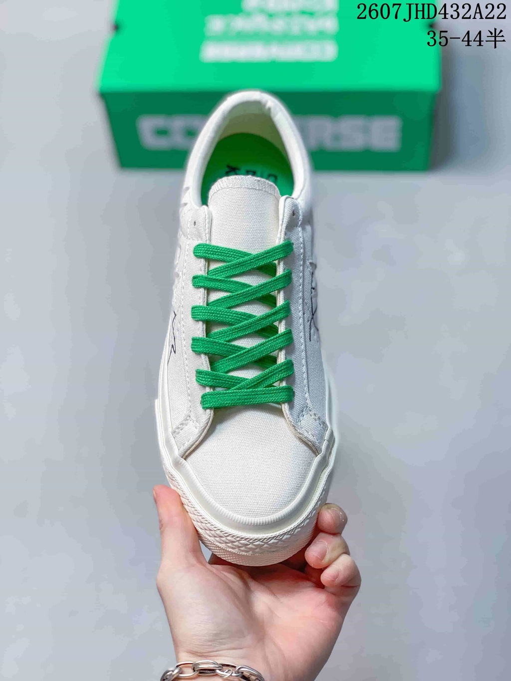 Converse One Star Daisuke Kondo Canvas Sneakers White Green