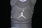 Air Jordan 5 High-Top Sneakers in Grey and White