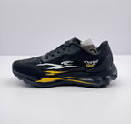 Alo Three Six Sneakers Black Yellow Graffiti