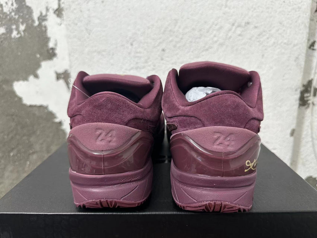 Nike Zoom Kobe 4 Low Burgundy Basketball Shoes