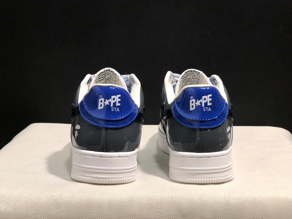 Bape Sta Low Sneakers Blue Gray