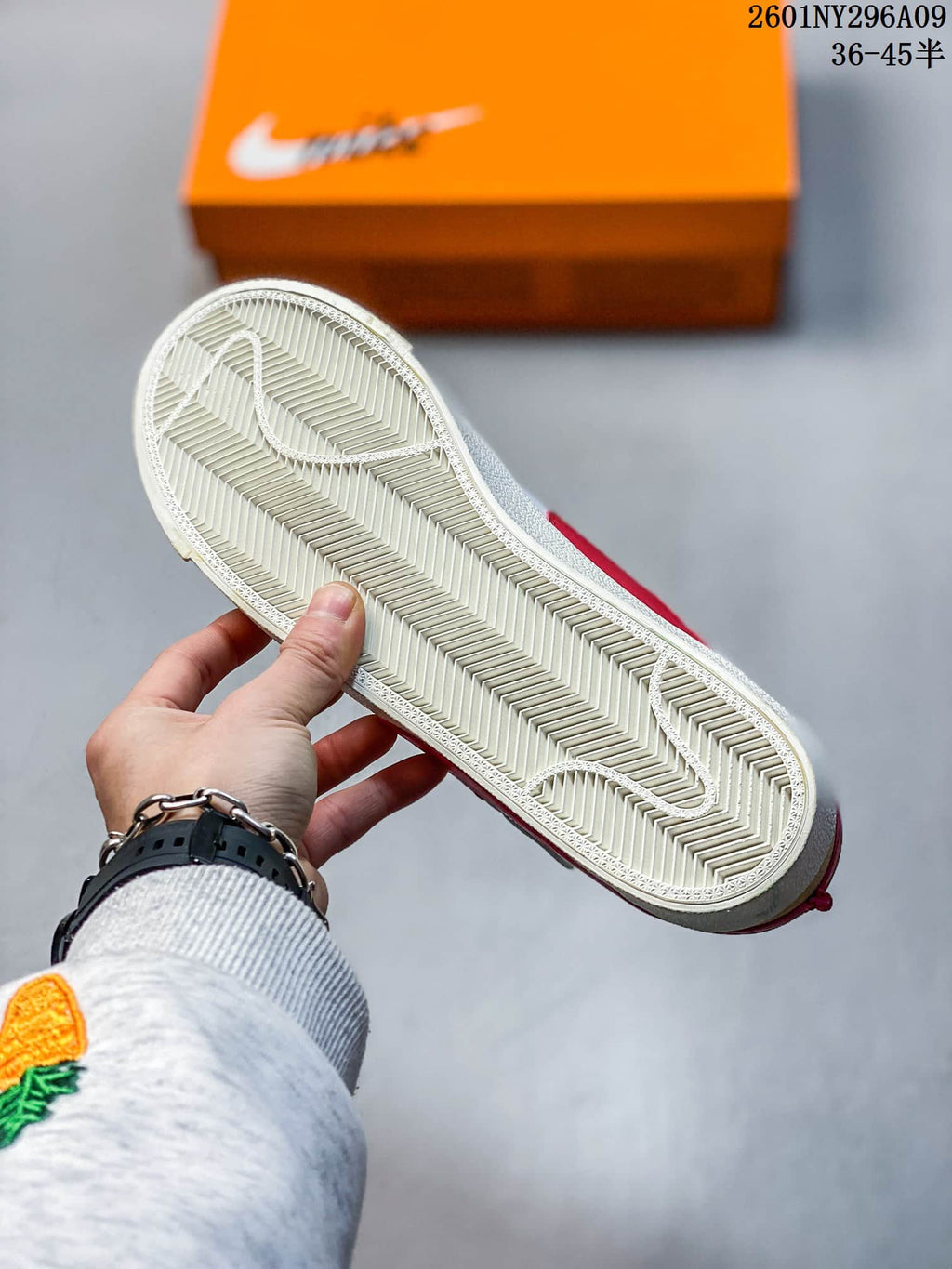 Nike Blazer Low ’77 Jumbo Sneakers White Red 2601NY296A09