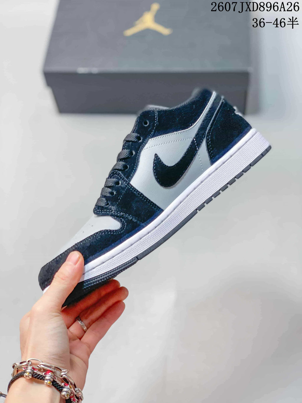 Jordan Air Jordan 1 Low Black White Sneakers