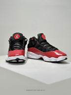 Jordan Six Rings 6-2 Black and Red Sneakers