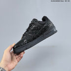 Louis Vuitton Trainer Low-Top Sneakers in Black and White