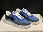 Bape Sta Low Sneakers Blue Gray