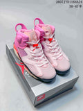 Nike Air Jordan 6 High-Top Sneakers Pink