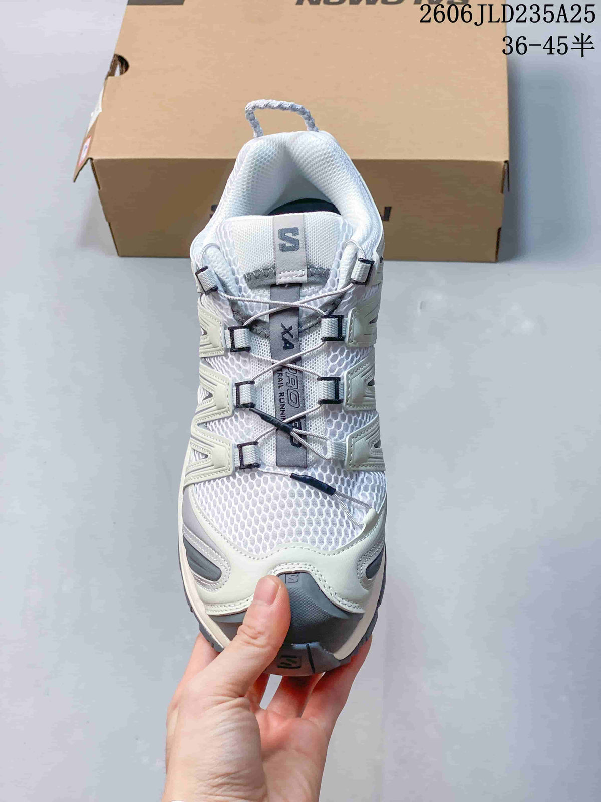 Salomon XA Pro 3D Trail Running Shoes, White and Gray