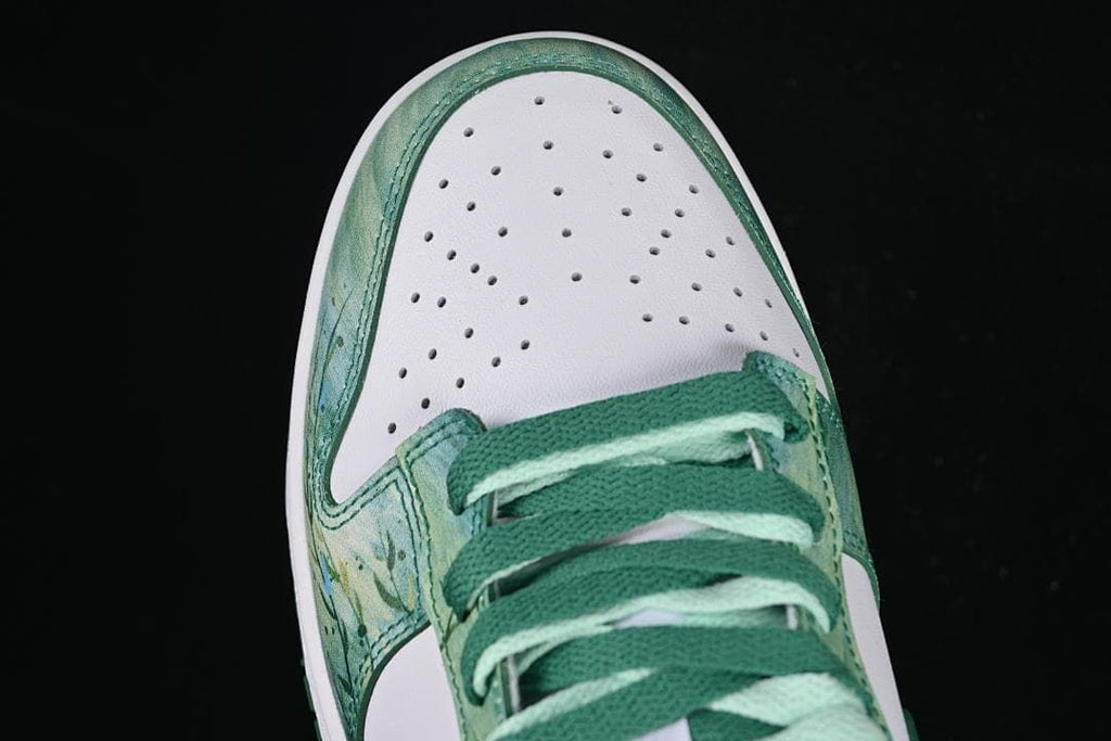 Nike SB Dunk Low HF5441-101 Green Graphic Sneakers