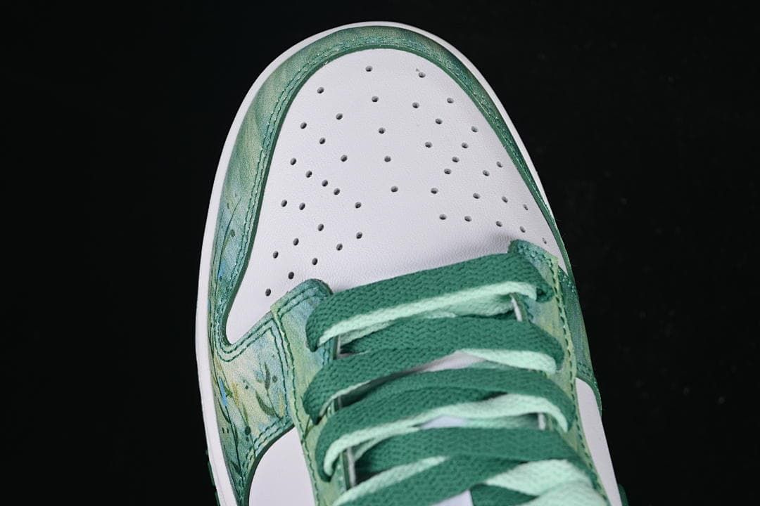 Nike SB Dunk Low HF5441-101 Green Graphic Sneakers