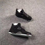 Jordan 4 KAWS Graffiti Black High-Top Sneakers