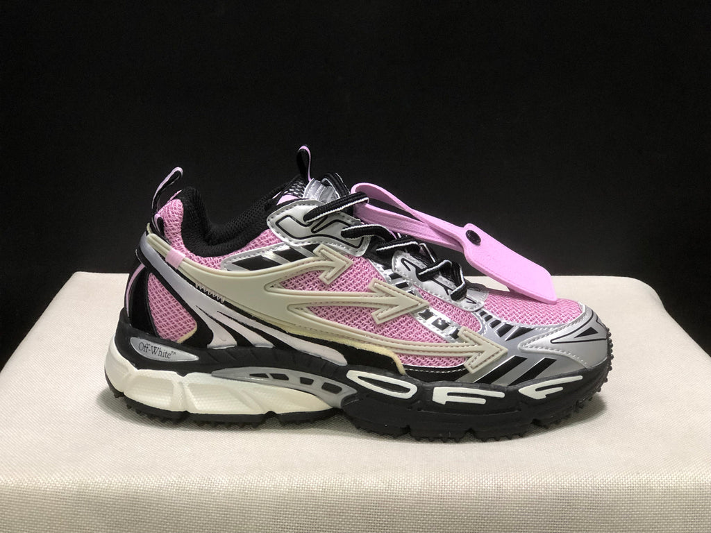 OFF-WHITE Be Right Back Sneakers Pink Black White