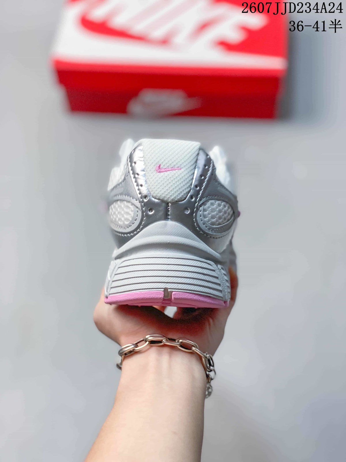 Nike V5 RNR Running Sneakers White Silver Pink 712140RRY