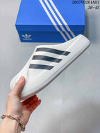 adidas adiFOM Superstar Mule Slides White Black 07VD261A01