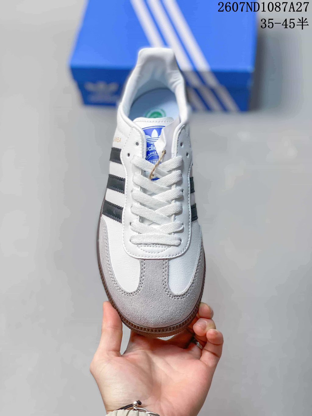 adidas Originals Samba ADV White Black Low-Top Sneakers