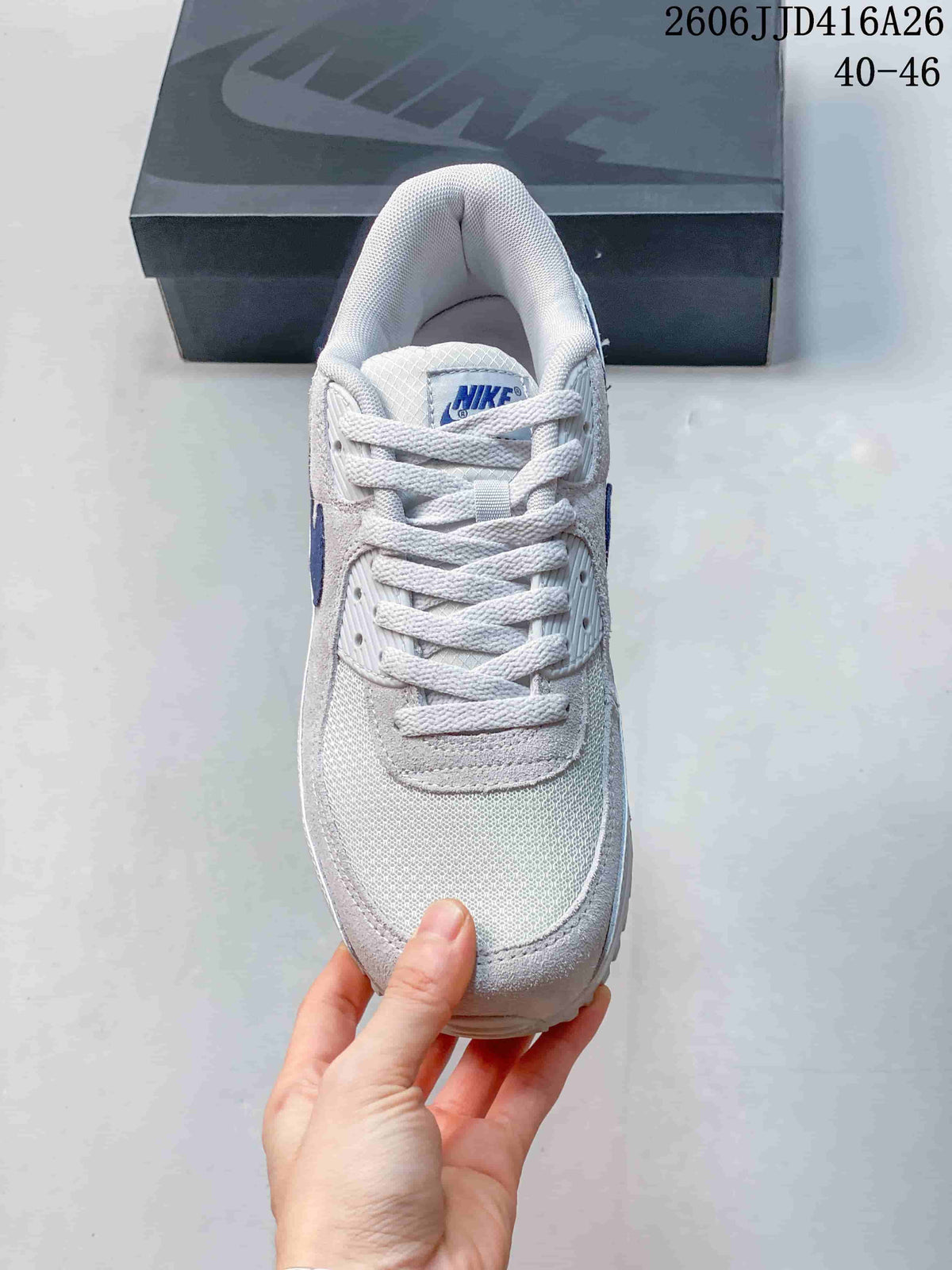 Nike Air Max 90 Sneakers White and Blue